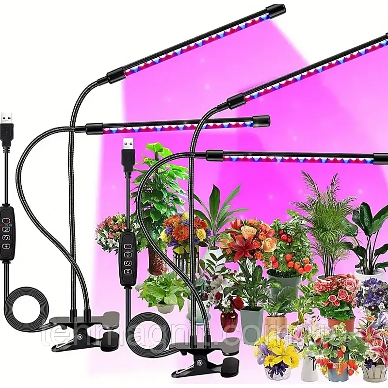 Фітолампа UKC Led Plant Grow Leight USB Потрійна