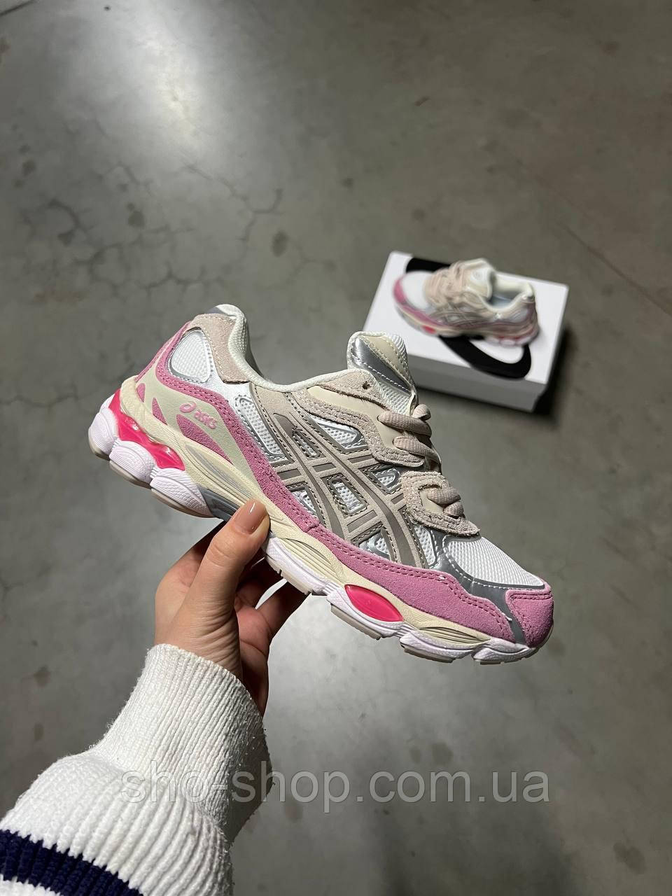 Кросівки Asics Gel NYC 'White pink
