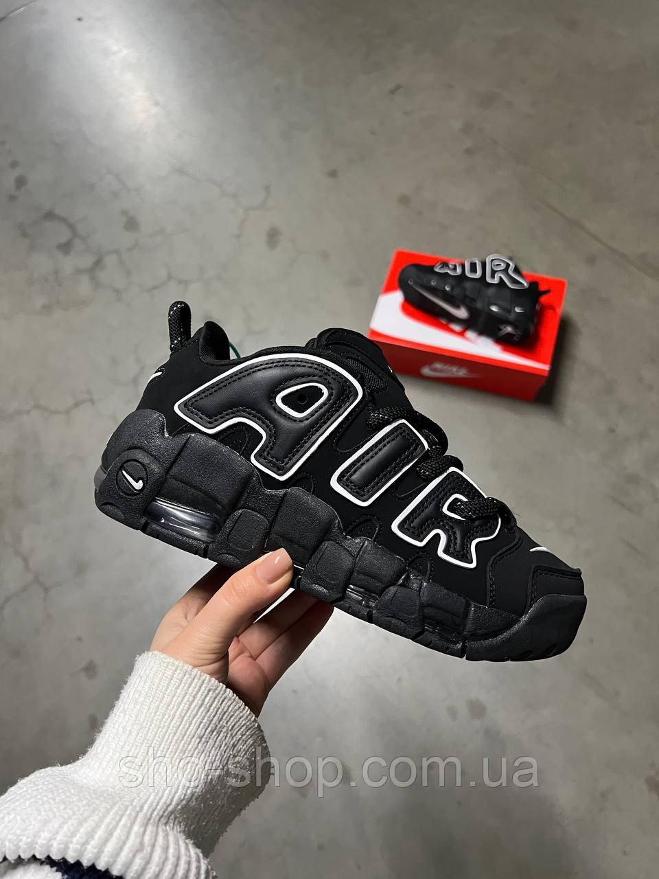 Кросівки Nike Air More Uptempo 96 Black White