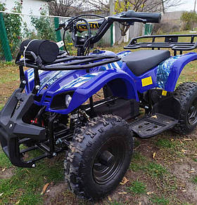 Електроквадроцикл Дитячий Viper Crosser Синій eatv 90505 1000W/36V 2 передачі вперед 1 назад ВІДПРЯМКА НАЛОЖКИЙ
