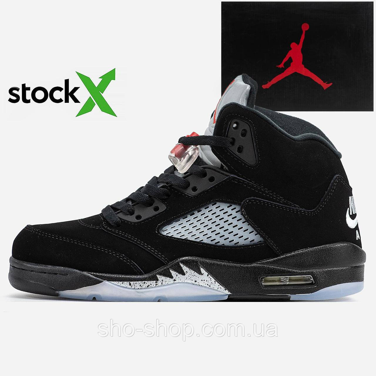 Кросівки Nike 1990 Air Jordan 5 Black Metallic