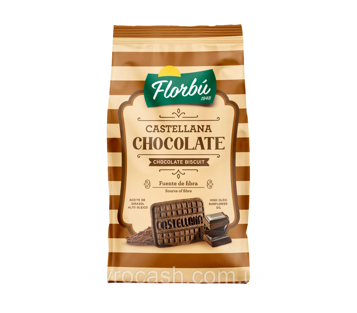 Печиво Florbu Castellana Chocolate  450 гр, фото 1