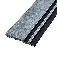 Рейка декоративна PS сірий зі срібними вкрапленнями 2900х116х12мм SW-00002139