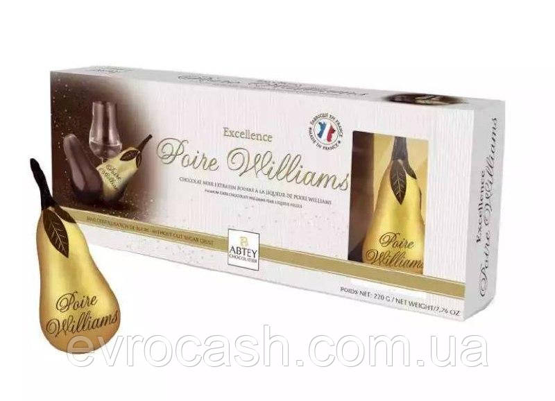 Цукерки груша з лікером ABTEY ""Elegance Poire Williams" 100 грам ( ящик 19 шт )