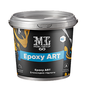 Епоксидна наливна підлога ART 4.5 кг для бетону та металу Біла