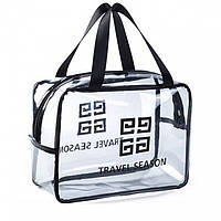 Прозора сумка косметичка 28см