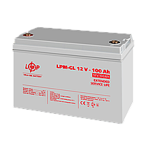 Акумулятор гелевий LPM-GL 12V - 100 Ah, фото 4