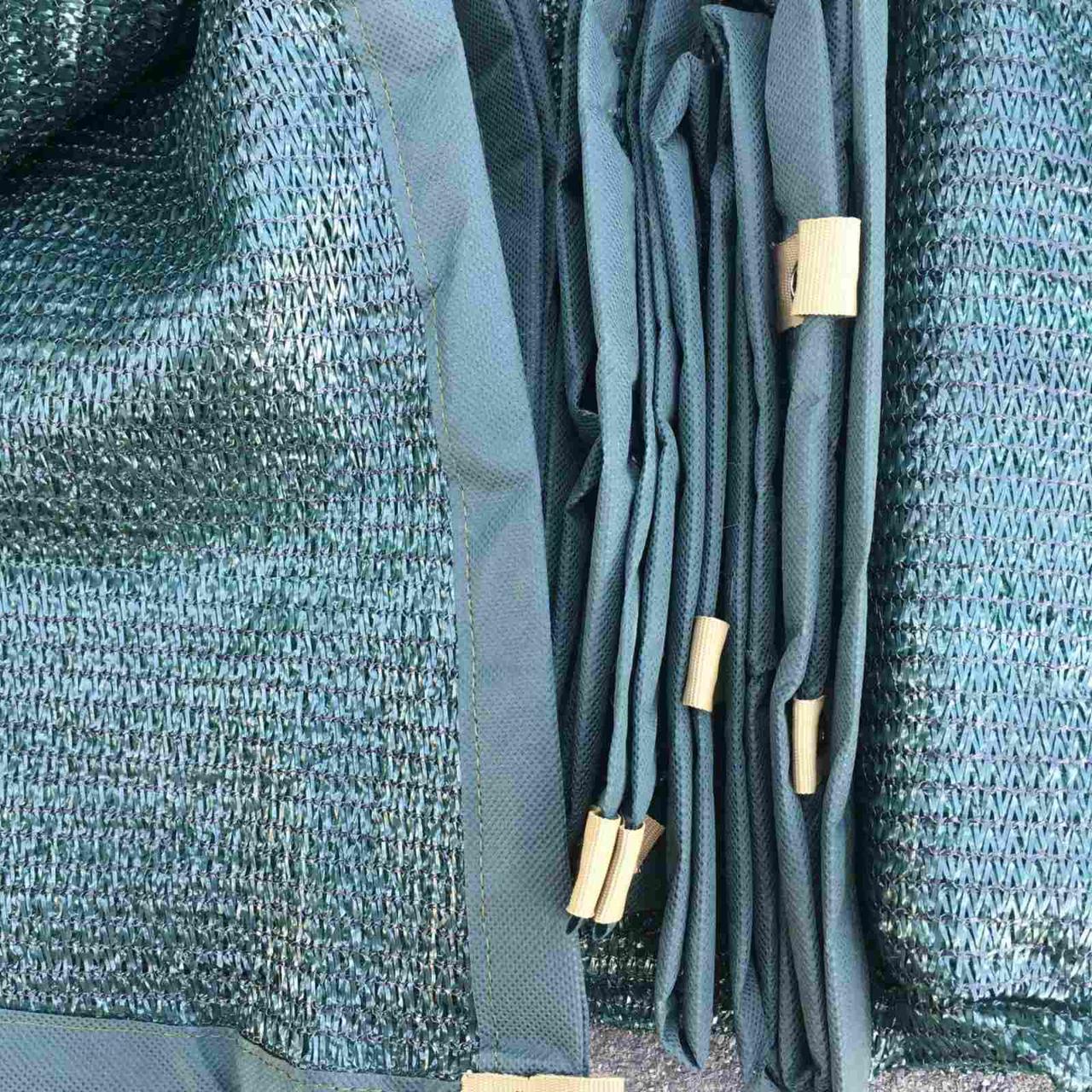 Сітка, що затіняє з кільцями, 3х12м 85% ВЕСНА