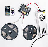 Димер для світлодіодної стрічки, регулятор яскравості 5-24 В з Bluetooth, фото 4