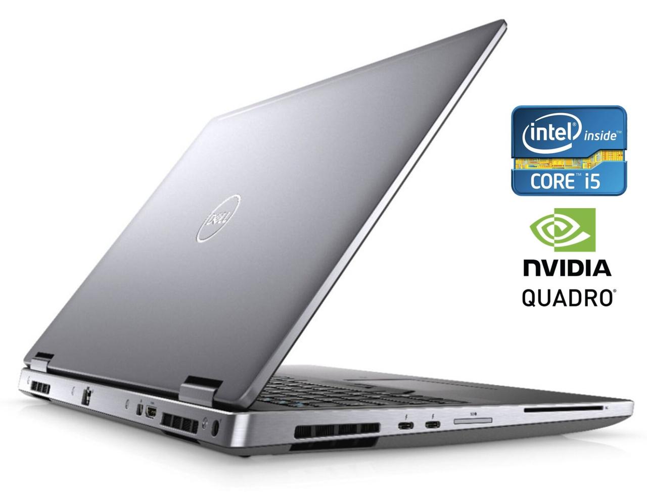 Ноутбук Dell Precision 7540/ 15.6" (1920x1080)/ Core i5-9400H/ 32 GB RAM/ 512 GB SSD NVMe/ Quadro T2000 4GB