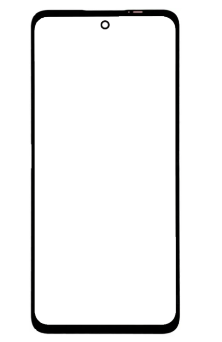 Скло корпусу для Motorola XT2113 Moto G 5G, чорне, з OCA-плівкою