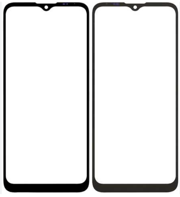 Скло корпусу для Motorola XT2097-6 Moto E7 Power, чорне, з OCA-плівкою