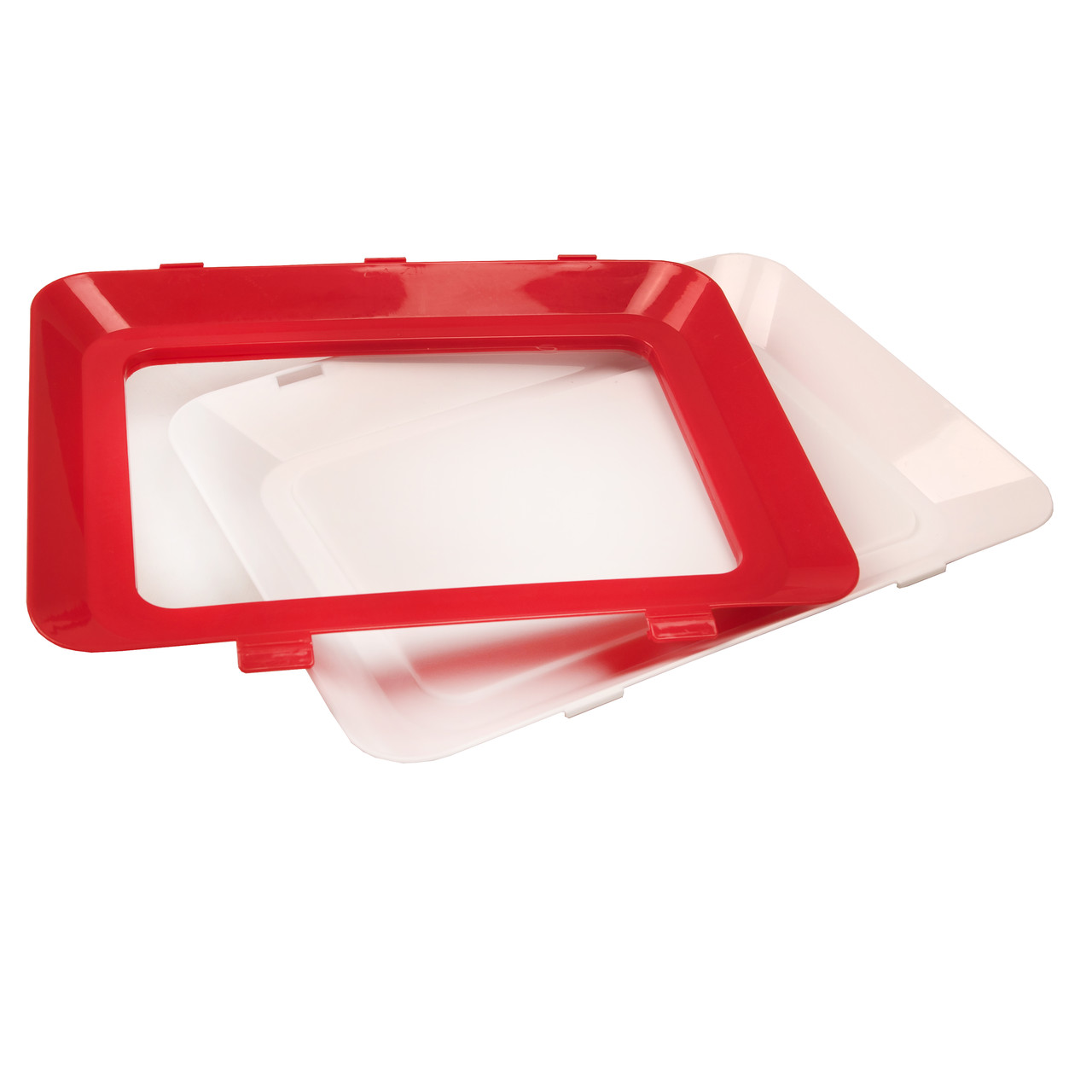 Розумна таця для зберігання їжі Нахідна господиня — контейнер із кришкою для нарізування та продуктів, фото 1