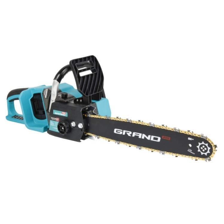 Акумуляторна пилка ланцюгова Grand АПЦ-M40V/16" BL (БЕЗ АКБ), фото 1