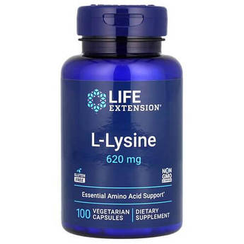 Life Extension L-Lysine 620 mg 100 капсул