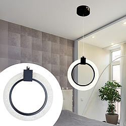 Світлодіодний підвіс Artlight 7W колір Чорний 2060/1BK