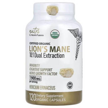 Nutri Organic Lion's Mane 1,900 mg 120 капсул