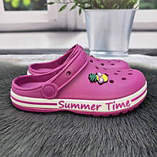 Крокси дитячі для дівчинки малинові (ягода) Dago Style 1228_4