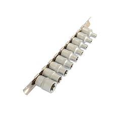 Набір головок торцевих E-TORX MASTERTOOL 3⁄8" E5-E16 CrV 9 шт 78-3809