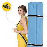 Килимок (мат) спортивний 4FIZJO TPE Gigant 200 x 125 x 2 см для йоги та фітнесу Sky Blue (P-5907739318985), фото 3