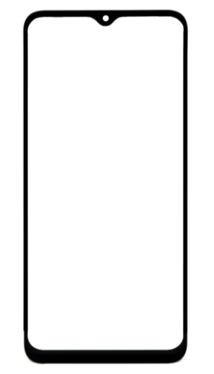 Скло корпусу для Motorola XT2345 Moto E13, чорне, з OCA-плівкою