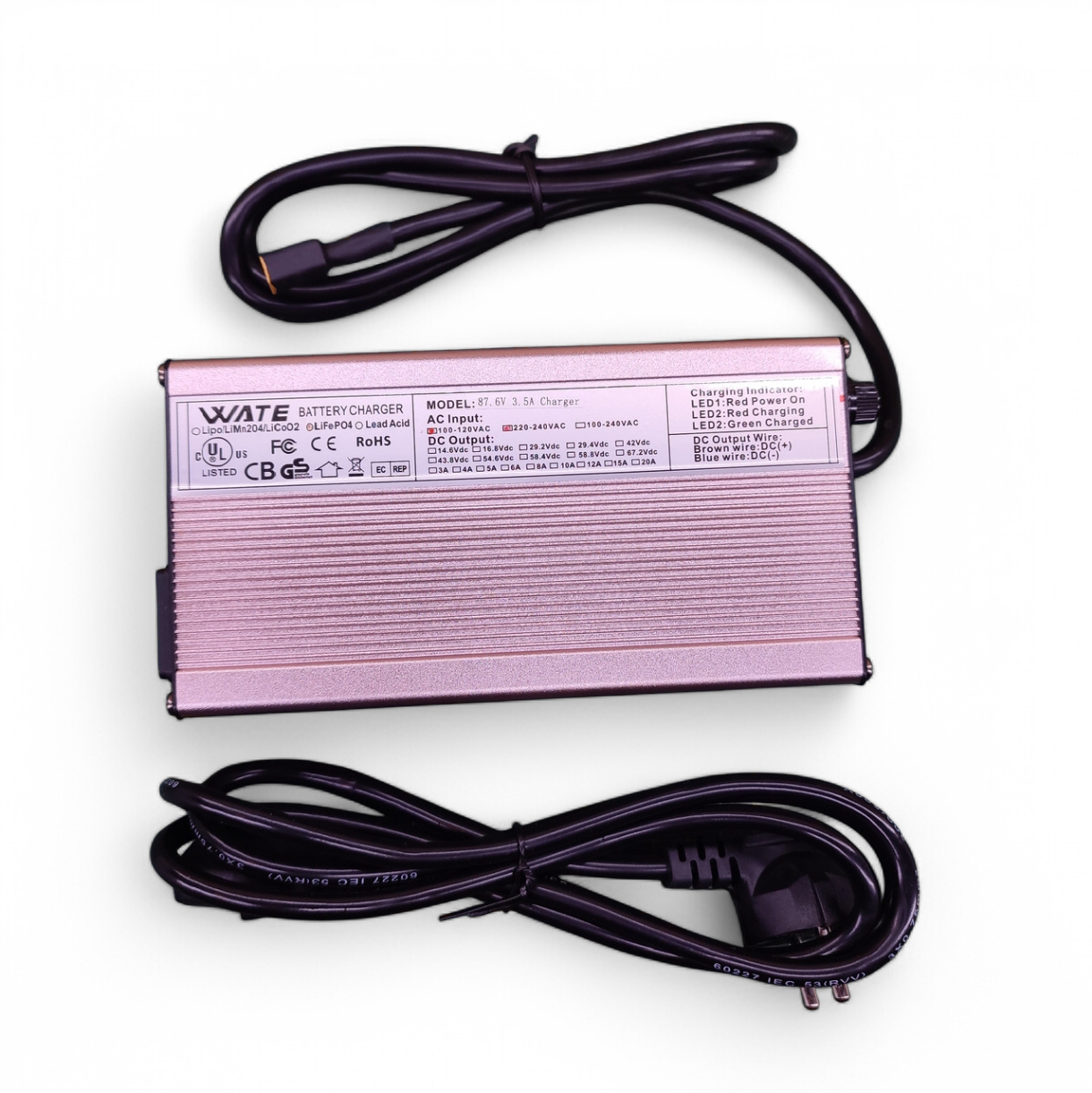 Зарядний пристрій для LiFePO4 24S 72 (87,6) вольта 3,5 ампера, фото 1