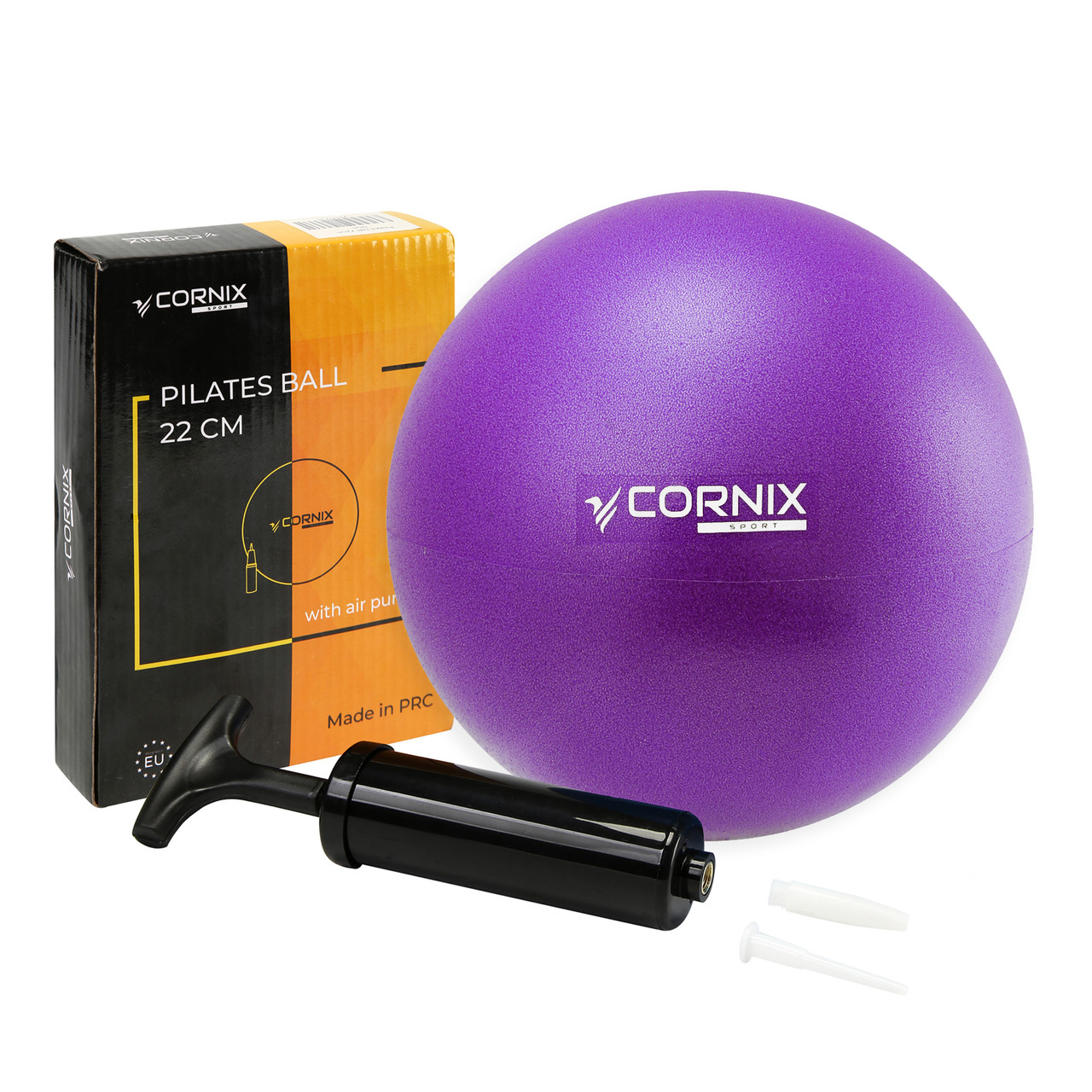 М'яч для пілатесу, йоги, реабілітації Cornix MiniGYMball 22 см XR-0225 Purple