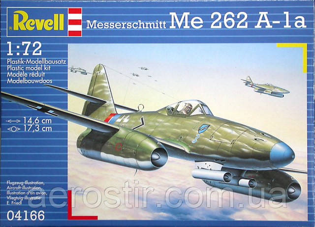 Messerschmitt Me262 A-1a 1/72 REVELL 04166
