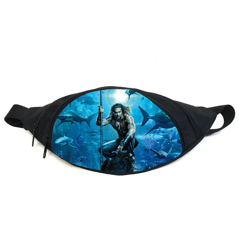Поясная сумка Бананка Аквамен (Aquaman GB 01) Gear Bag черная