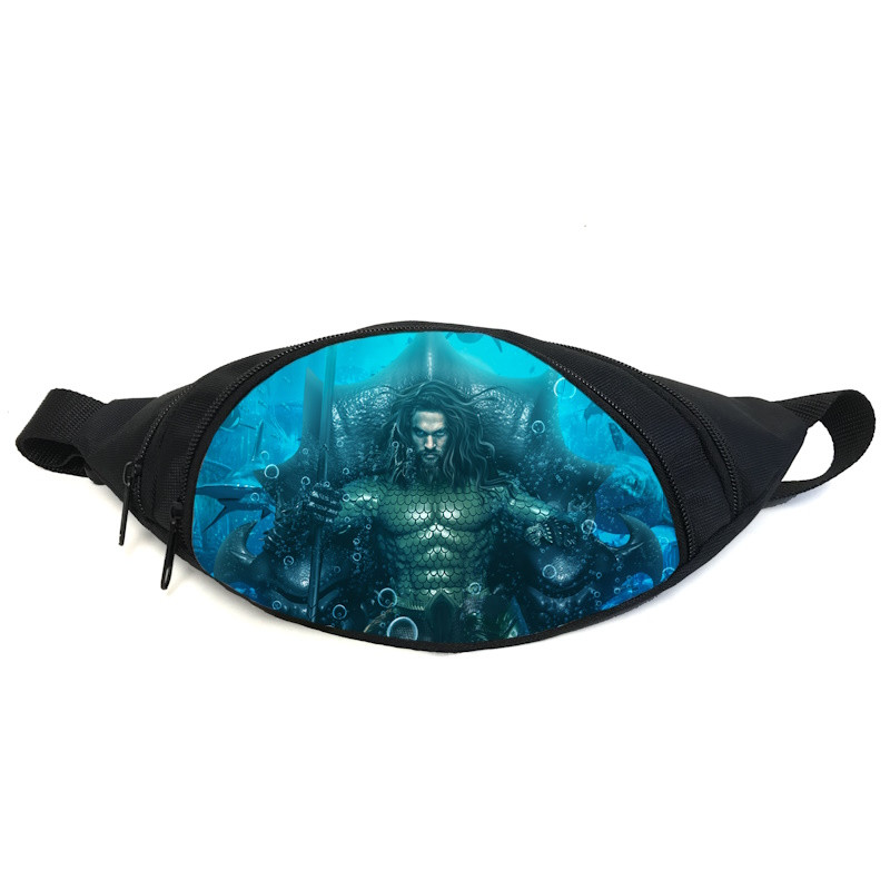 Поясная сумка Бананка Аквамен (Aquaman GB 02) Gear Bag черная