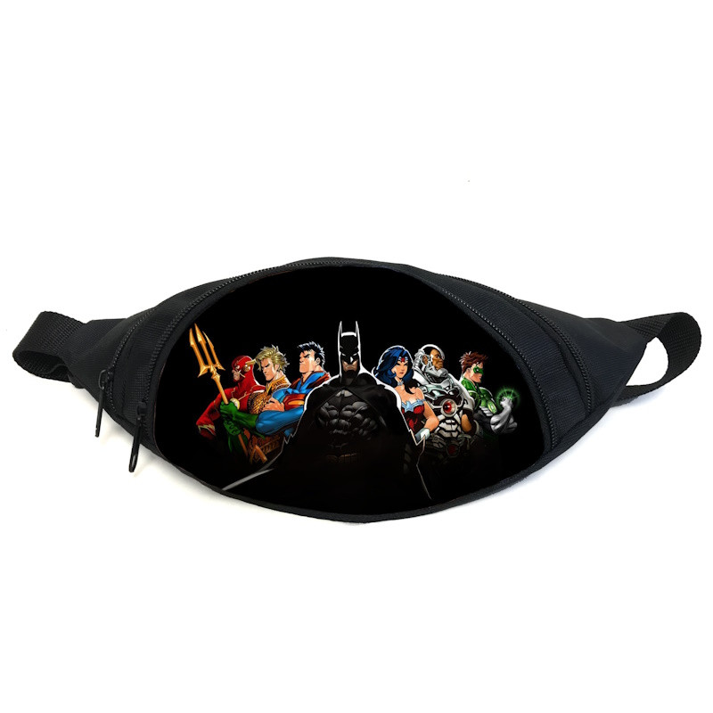 Поясная сумка Бананка Лига Справедливости (Justice League GB 01) Gear Bag черная