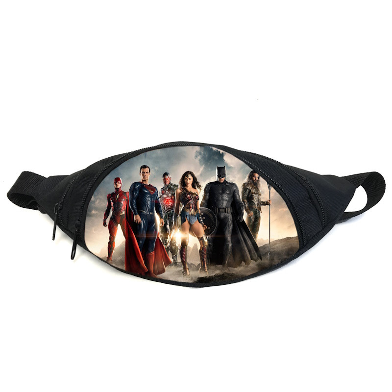 Поясная сумка Бананка Лига Справедливости (Justice League GB 03) Gear Bag черная