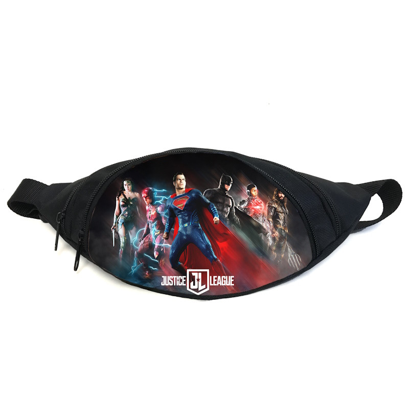 Поясная сумка Бананка Лига Справедливости (Justice League GB 04) Gear Bag черная