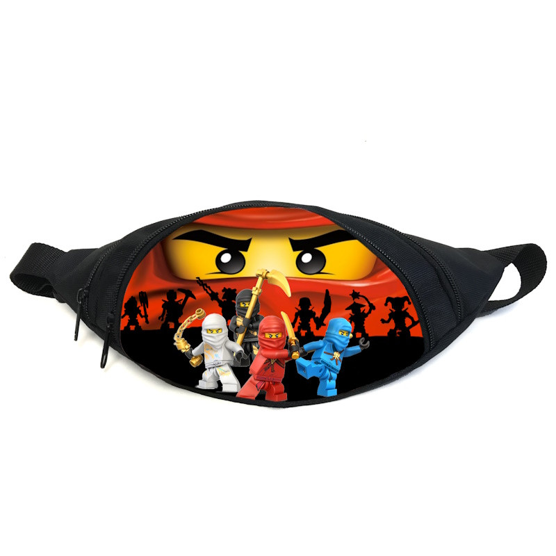Поясная сумка Бананка Лего Ниндзяго (L Ninjago GB 02) Gear Bag черная