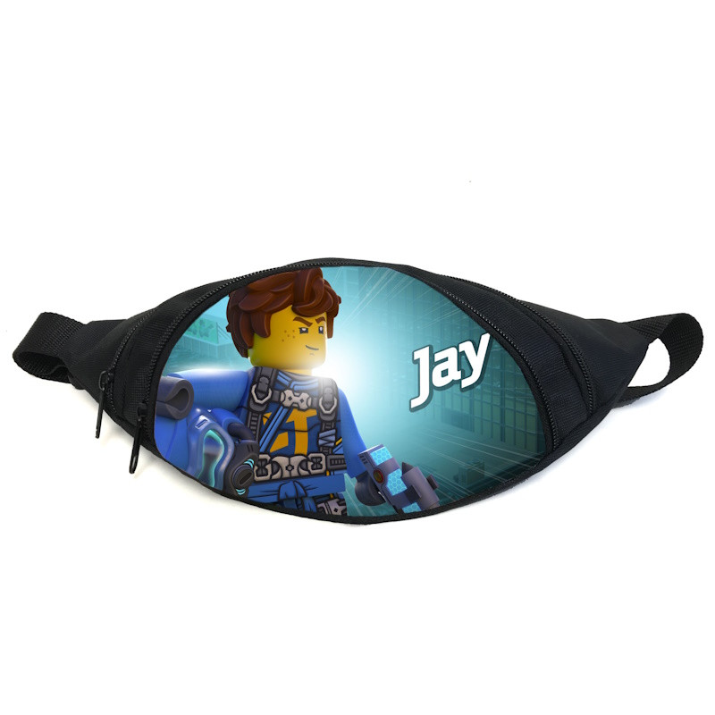 Поясная сумка Бананка Лего Ниндзяго (L Ninjago GB 06) Gear Bag черная