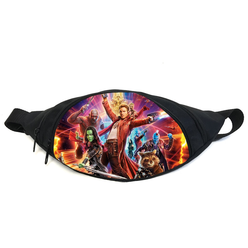 Поясная сумка Бананка Стражи Галактики (Guardians of the Galaxy GB 01) Gear Bag черная