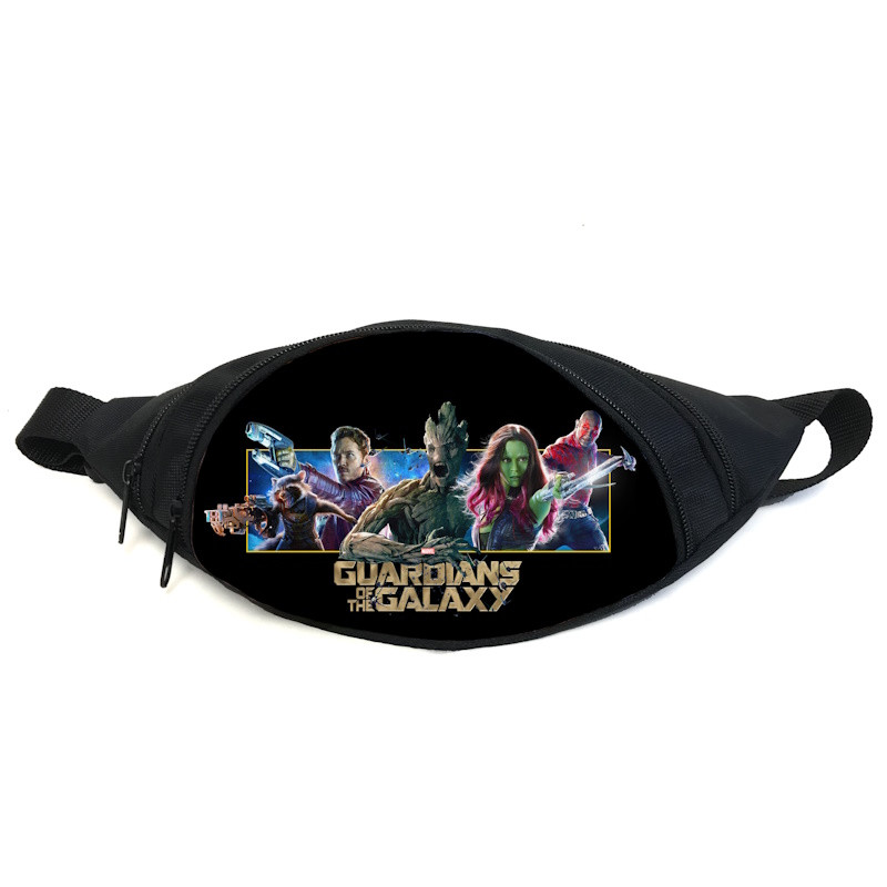 Поясная сумка Бананка Стражи Галактики (Guardians of the Galaxy GB 03) Gear Bag черная