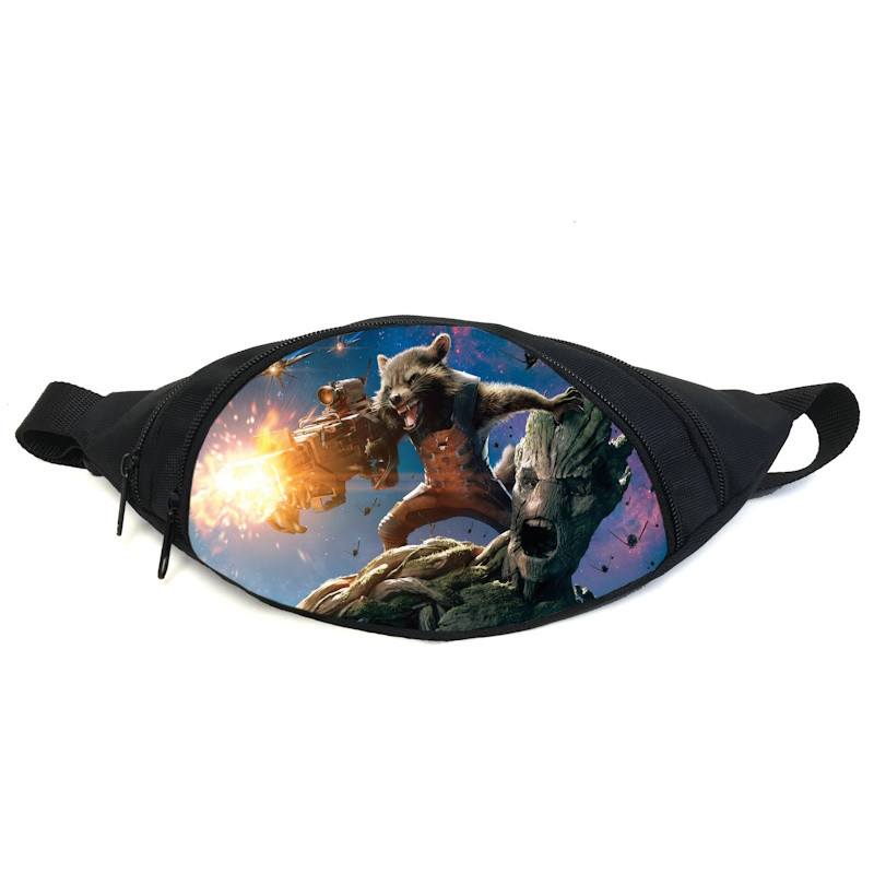 Поясная сумка Бананка Стражи Галактики (Guardians of the Galaxy GB 04) Gear Bag черная