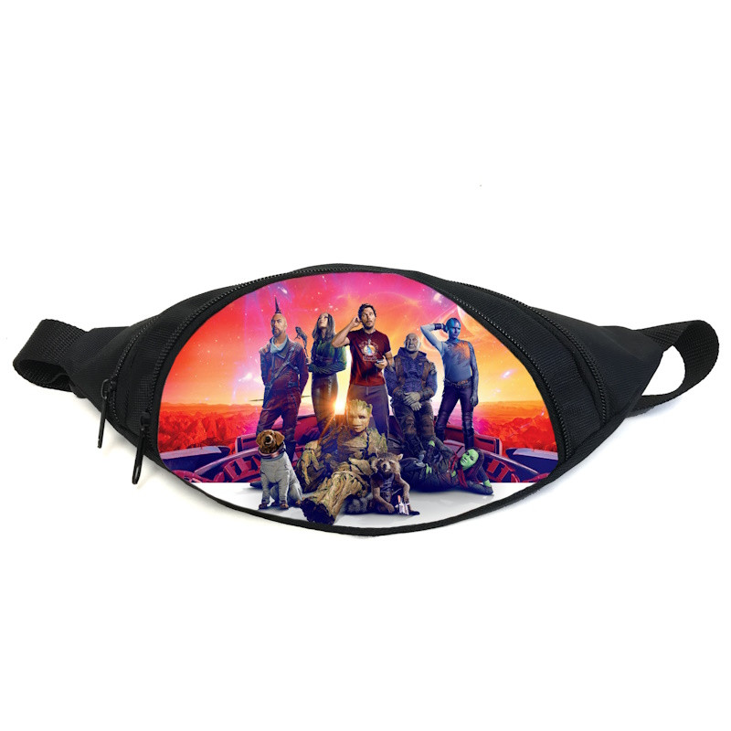Поясная сумка Бананка Стражи Галактики (Guardians of the Galaxy GB 06) Gear Bag черная
