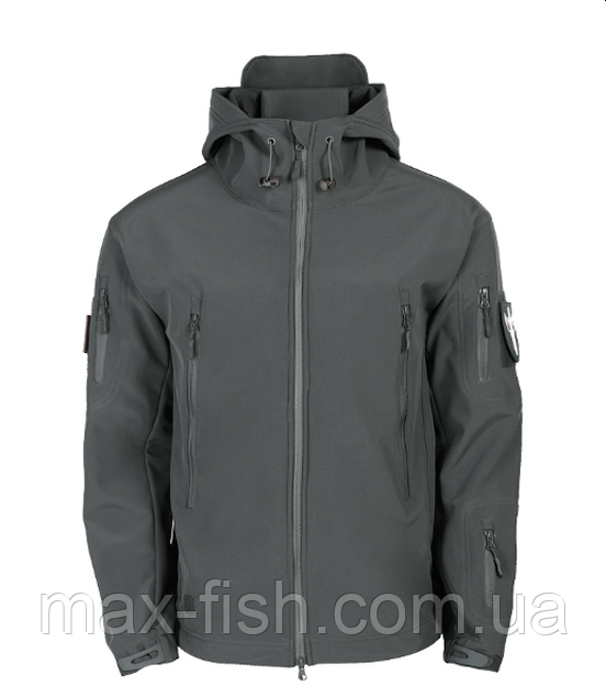 Куртка софтшел Gman Сіра Soft Shell на флісі M, фото 1