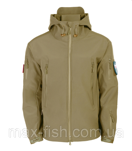 Куртка софтшел Gman Койот Soft Shell на флісі M, фото 1
