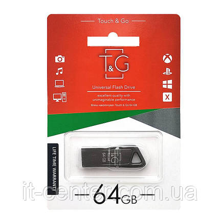 Флеш-накопичувач USB 64GB T&G 114 Metal Series (TG114-64G), фото 1