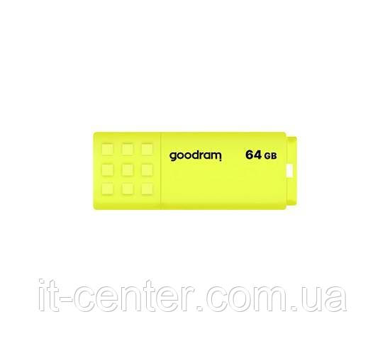 Флеш-накопичувач USB2.0 64GB Goodram UME2 Yellow (UME2-0640Y0R11)