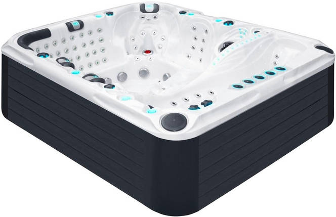 СПА-басейн Passion Spas Ecstatic Mighty Wave (305x228x91 см), Сріблясто-білий, фото 1