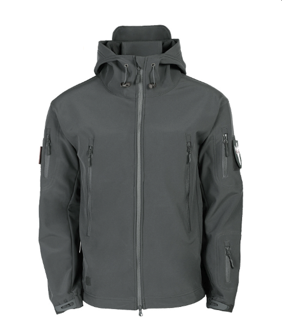 Куртка софтшел Gman Сіра Soft Shell на флісі M