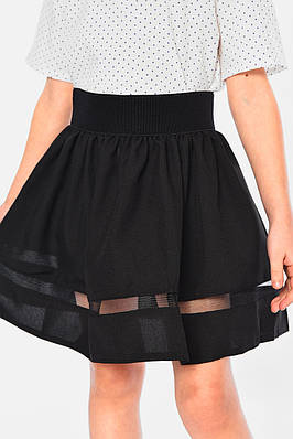 Спідниця  дитяча для дівчинки чорного кольору р.M 183206T Безкоштовна доставка