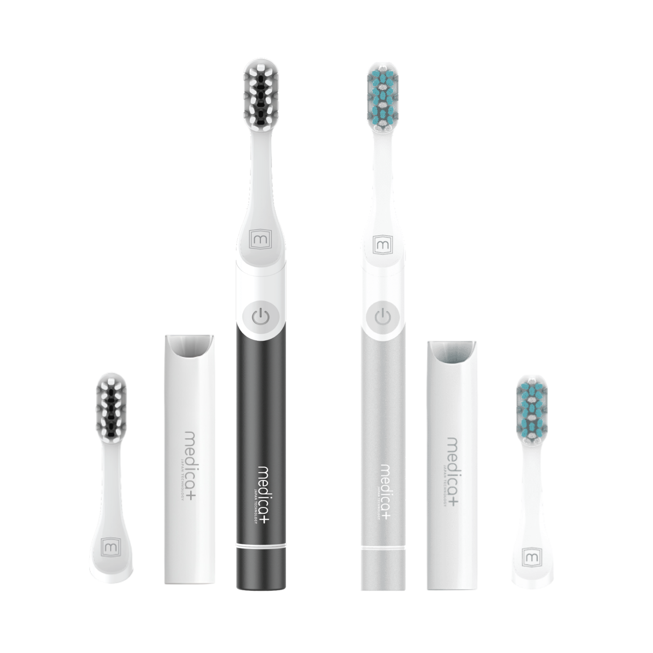 Набір звукових зубних щіток Medica+ PROBRUSH 7.0 black + silver