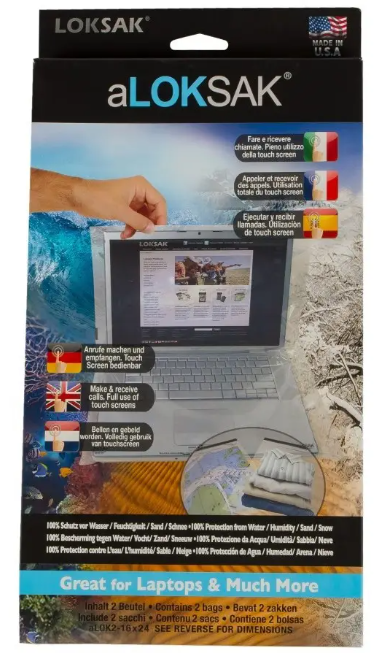 Пакет Loksak aLOKSAK 40,6x60,6 см, фото 1