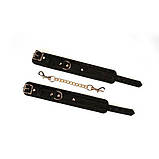 Наручники чорного кольору Liebe Seele Boudoir Amor Кайф, фото 4