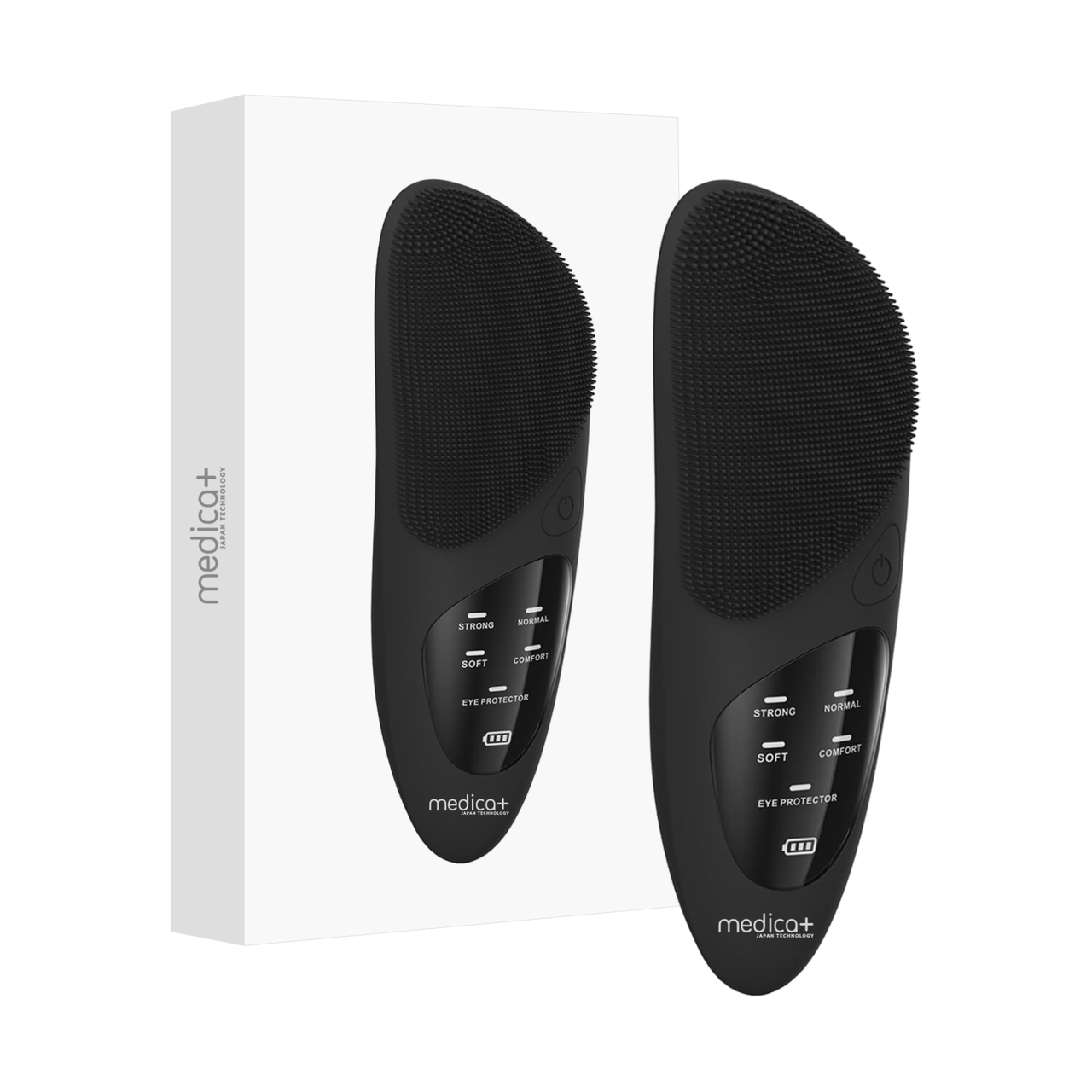 Масажер-щітка для обличчя MEDICA+ SilkonBrush 8.0 (Black)